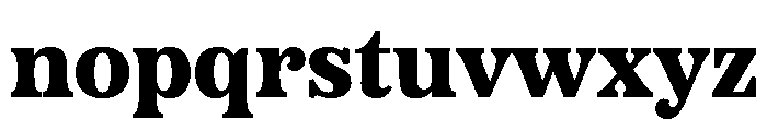 Etna Extra Bold Font LOWERCASE