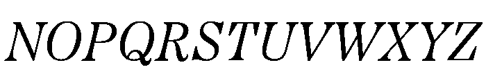 Etna Italic Font UPPERCASE
