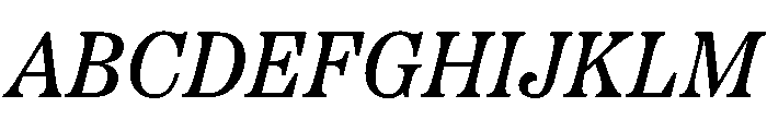 Etna Regular Italic Font UPPERCASE