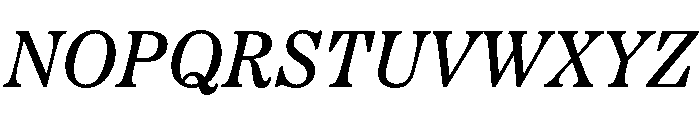 Etna Regular Italic Font UPPERCASE
