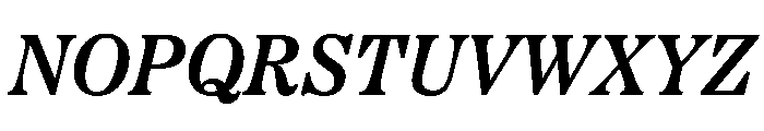 Etna Semi Bold Italic Font UPPERCASE