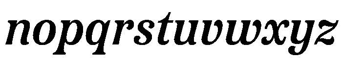 Etna Semi Bold Italic Font LOWERCASE