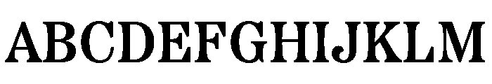 Etna Semi Bold Font UPPERCASE