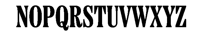Etna X Condensed Extra Bold Font UPPERCASE