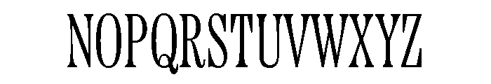 Etna X Condensed Light Font UPPERCASE