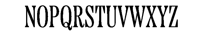 Etna X Condensed Regular Font UPPERCASE