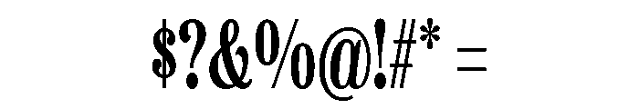 Etna X Condensed Semi Bold Font OTHER CHARS