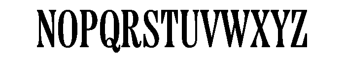 Etna X Condensed Semi Bold Font UPPERCASE