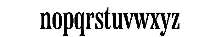 Etna X Condensed Semi Bold Font LOWERCASE