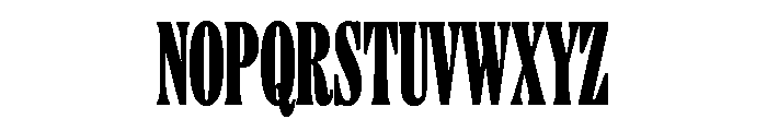 Etna XX Condensed Black Font UPPERCASE