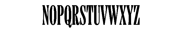 Etna XX Condensed Bold Font UPPERCASE