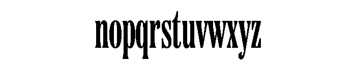 Etna XX Condensed Bold Font LOWERCASE