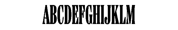 Etna XX Condensed Extra Bold Font UPPERCASE