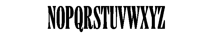 Etna XX Condensed Extra Bold Font UPPERCASE