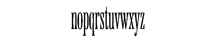 Etna XX Condensed Light Font LOWERCASE