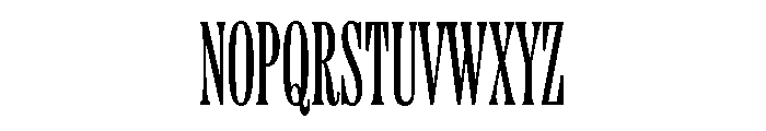 Etna XX Condensed Regular Font UPPERCASE