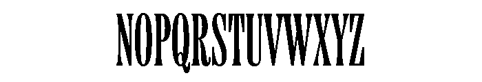 Etna XX Condensed Semi Bold Font UPPERCASE