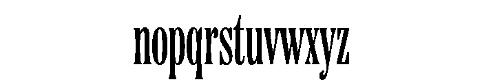 Etna XX Condensed Semi Bold Font LOWERCASE