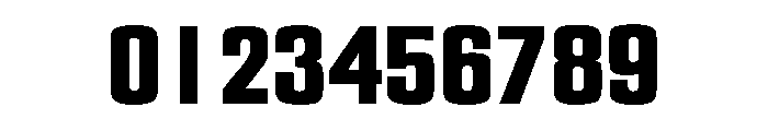 Eurostile Condensed Extra Bold Font OTHER CHARS