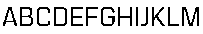 Eurostile Condensed Medium Font UPPERCASE