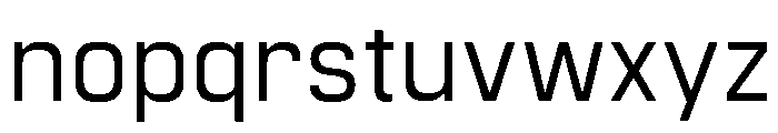 Eurostile Condensed Medium Font LOWERCASE