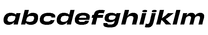 Eurostile Extended Semibold Italic FONT