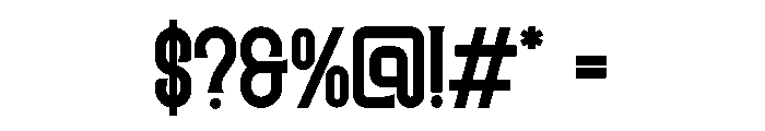EUROSINA Regular Font OTHER CHARS