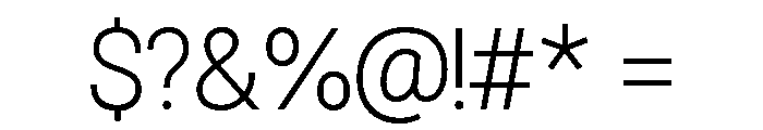 Eugenie Light Font OTHER CHARS