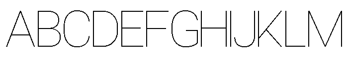 Eugenie Thin Font UPPERCASE