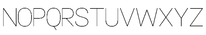 Eugenie Thin Font LOWERCASE
