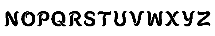 Eunky Regular Font UPPERCASE