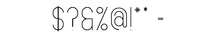 Eunoia Regular Font OTHER CHARS