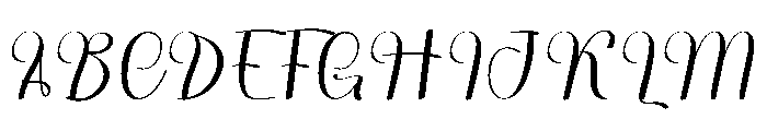 Euphoria Calligraphy Font UPPERCASE