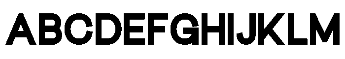 Eustoma Black Font UPPERCASE
