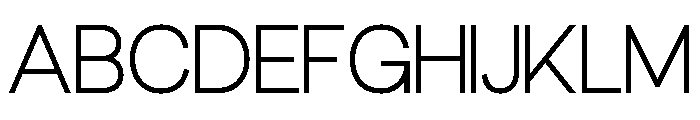 Eustoma Light Font UPPERCASE