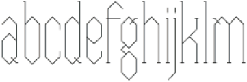 EUCLID ExtraLIght otf (200) Font LOWERCASE