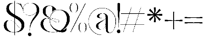 EUFORIA Regular otf (400) Font OTHER CHARS