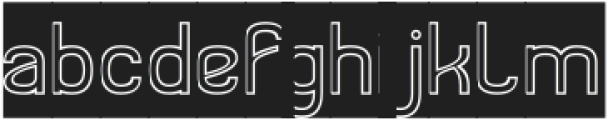 EUPHORIA-Hollow-Inverse otf (400) Font LOWERCASE