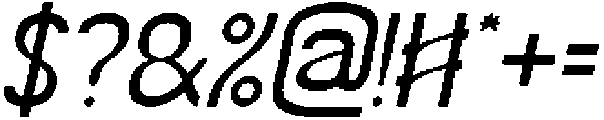 EUPHORIA Italic otf (400) Font OTHER CHARS