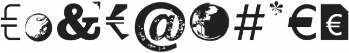 EURO Icon Kit Symbols otf (400) Font OTHER CHARS