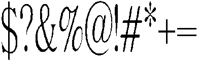 Euphoria Regular otf (400) Font OTHER CHARS