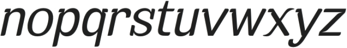 Euraliax Italic otf (400) Font LOWERCASE