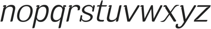 Euraliax Light Italic otf (300) Font LOWERCASE