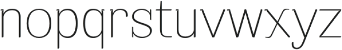 Euraliax Thin otf (100) Font LOWERCASE