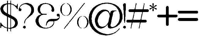 Eureka otf (400) Font OTHER CHARS