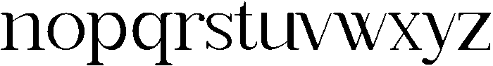 Eureka otf (400) Font LOWERCASE