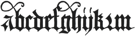 Europe Gothic Regular otf (400) FONT
