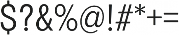 European Sans Pro Condensed Light otf (300) Font OTHER CHARS