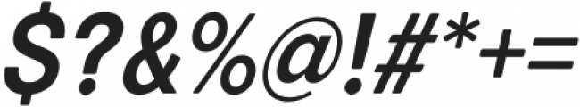 European Sans Pro Condensed Medium Italic otf (500) Font OTHER CHARS
