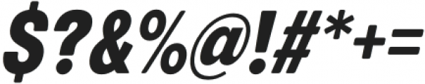 European Sans Pro Extra Condensed ExtBold Italic otf (700) Font OTHER CHARS
